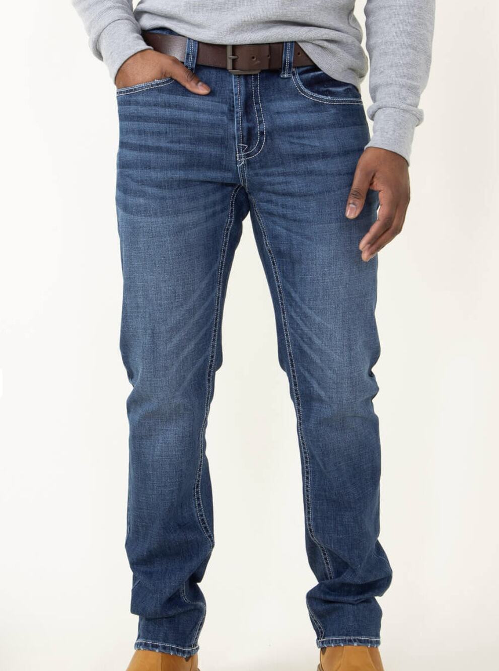 TK AXEL Slim Bootcut Jeans Men's 40x30 Medium Wash